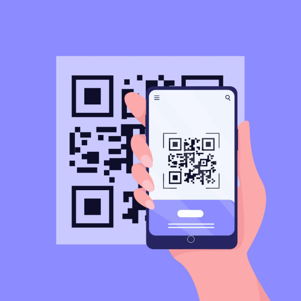 Móvil escaneando código QR para acceder a datos del producto digital